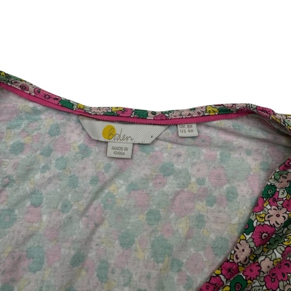 Boden Puff Sleeve Floral Jersey Minidress Cottagecore Romantic - Picture 8 of 13